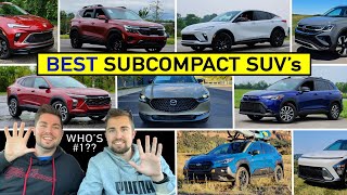 BEST Subcompact SUVs to Buy Now  Our Expert Ranking After Reviewing Them All [upl. by O'Reilly]