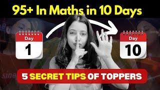 HOW TO SCORE 100100 IN MATHS 🏆😱 10 DAYS STRATEGY ❤️  SHUBHAM PATHAK class10 maths [upl. by Sollars]