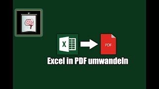 Excel in PDF umwandeln  So Gehts [upl. by Yehtomit]