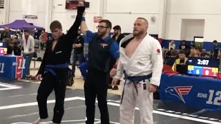 Judo Olympian amp BJJ Blue Belt Nick Delpopolo Wins Gold At 1st JiuJitsu Tournament [upl. by Trofmoc269]