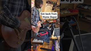 Home Depot theme with some tools a guitar and a looper pedal homedepot livelooping lespaul [upl. by Trinl]