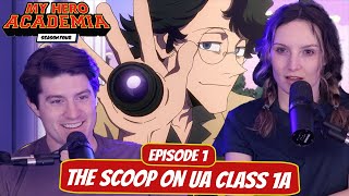 Season 4 Begins  My Hero Academia Season 4 Wife Reaction  Ep 1 quotThe Scoop on UA class 1A” [upl. by Leesen]