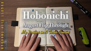 Hobonichi Daily August Flip Through [upl. by Macdonell527]