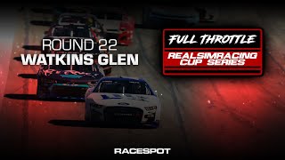 Full Throttle RealSimRacing Cup Series on iRacing  Round 22  Watkins Glen [upl. by Eikcim]