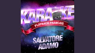 InchAllah Karaoké Playback Avec Choeurs Rendu Célèbre Par Salvatore Adamo [upl. by Ornstead]