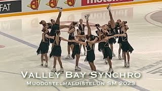 Valley Bay Synchro 🥉Free Skating MLSM23 SynchronizedSkating [upl. by Euqinamod]