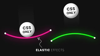 CSS Elastic Line Animation Effects  CSS SVG Animation [upl. by Aneeras]