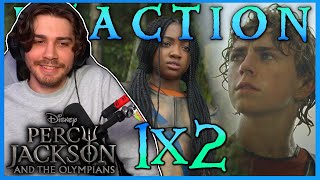 PERCY JACKSON amp THE OLYMPIANS 1x2 REACTION  Disney Plus [upl. by Ogeid]