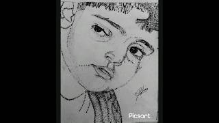 pointillism portraitart baby short [upl. by Annia]