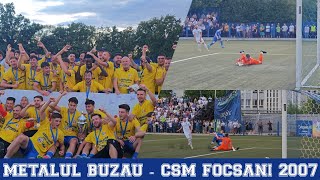 998 Fotbal  Baraj Liga 2 Metalul Buzau  CSM Focsani 2007 20 Metalul a promovat pentru prima [upl. by Riem401]