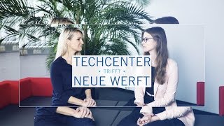 TECHCENTER trifft NEUE WERFT Evelyn Haslinger  Symflower [upl. by Eendys]