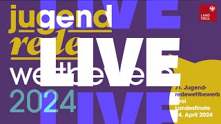 LIVE  Jugendredewettbewerb 2024 [upl. by Sink312]