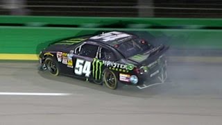 Hornish wrecks after contact with Smith [upl. by Nnazil95]