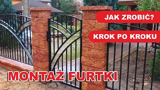 🔨 Montaż furtki  Krok po Kroku  Jak zrobić [upl. by Yank]