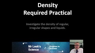 07 Density Required Practical AQA GCSE Physics [upl. by Leahcar]