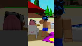 He was watching her do the APT dance😱😡robloxshorts roblox [upl. by Norrie]