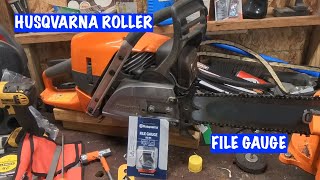 Husqvarna Roller File Gauge [upl. by Farah]