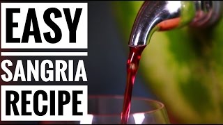 Easy Sangria Recipe How to make Sangria at home  Chef Jon Ashton [upl. by Llerehs]