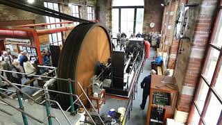 Bancroft Mill Roberts Engine seen from a viewpoint never seen before on Video [upl. by Damas]