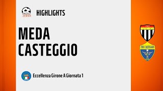 HIGHLIGHTS Eccellenza Girone A 2425  Day 1  MedaCasteggio [upl. by Llenrahs]