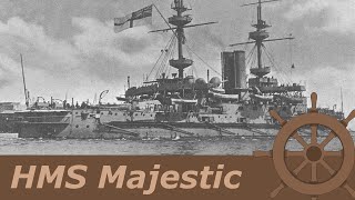 HMS Majestic  Royal Navy Battleship [upl. by Nerin640]