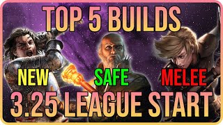 TOP 5 League Start Build Guides for Path of Exile 325 Settlers League [upl. by Tuinenga]