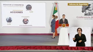 Omar García Harfuch  Informe de Seguridad [upl. by Dib433]