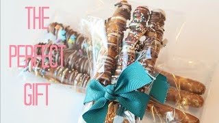 Chocolate Covered Caramel Pretzels  Quick and Easy Treats to Make at Home  Creativity with Sugar [upl. by Connel]