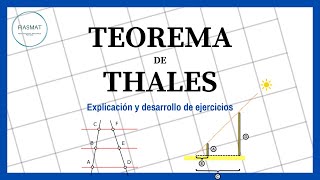 Teorema de Thales  Ejercicios resueltos [upl. by Haneekas419]