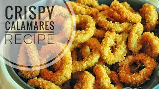 Crispy Calamares Recipe  Calamari Recipe recipe food foodblogger filipinostreetfood [upl. by Lleuqram]