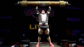 200kg441lb Log Presses  World Tour Finals 2023 [upl. by Rego]