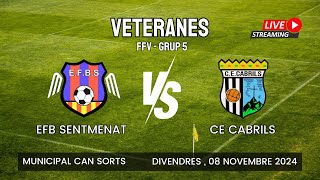 EFBS Veteranes vs CE Cabrils  08112024 [upl. by Si]