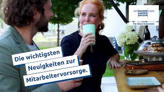 Mitarbeitervorsorge gibt´s jetzt im EspressoTempo  Versicherungskammer Bayern [upl. by Tegdig]