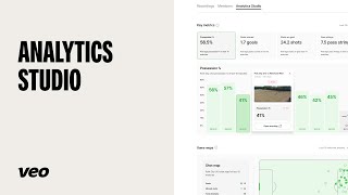 Analytics Studio  Start analyzing your games  Veo 101 [upl. by Mauchi]