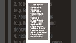 MONOSACCHARIDES  Triose Tetrose Pentose Hexose and Heptose  Biology Bloom [upl. by Nueoras]