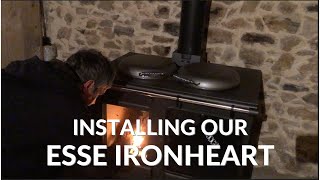 Installing The Esse Ironheart Wood Cookstove amp Chimney • Bloopers • Living a French Life S02E05 [upl. by Parthena]