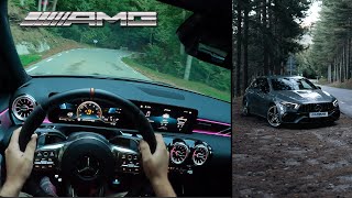 2022 Mercedes AMG A45 S 4Matic 422HP POV TEST DRIVE [upl. by Ynnavoig680]