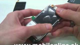 Výmena LCD displej Nokia E66  How to change Nokia E66 LCD display [upl. by Eddana]