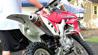 Honda Crf 250x  Stock Vs FMF Exhaust [upl. by Doyle857]