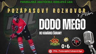 🔥Pozápasový rozhovor Dodo Mego HC Kanárici Šurany [upl. by Eloken]