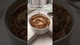 Chocolate cinnamon Oat 😋recipe proteinoats overnightoats chocolateoats oatmeal healthyrecipes [upl. by Anawyt]