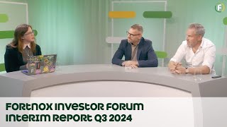 Fortnox Investor Forum  Interim Report Q3 2024 [upl. by Pamella]