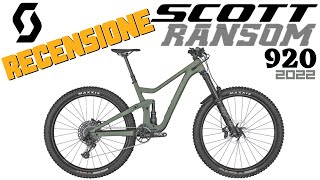 RECENSIONE MTB SCOTT RANSOM 920 2022 [upl. by Dragon]