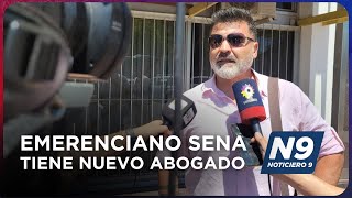 EMERENCIANO SENA TIENE NUEVO ABOGADO  NOTICIERO 9 [upl. by Enomar998]