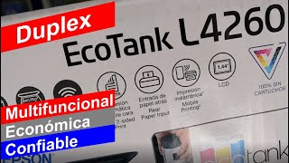 Impresora multifuncional Epson EcoTank L4260 [upl. by Pepillo944]