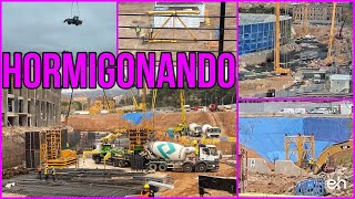 🔴OBRAS CAMP NOU29 de Noviembre⚠️Día de mucho hormigón y comienzan el montaje de la 3ª grúa torre [upl. by Baniez]