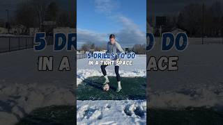 5 Drills To Do In A Tight Space footballshorts soccertraining soccerdrills footballer soccer [upl. by Anayd]