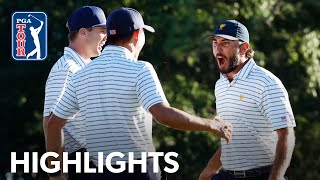 Horschel and Homas Round 2 Fourball highlights  Presidents Cup  2022 [upl. by Coraline]