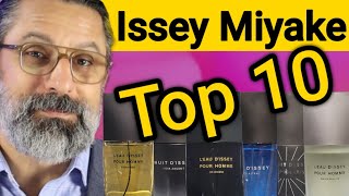 TOP 10 ISSEY MIYAKE FRAGRANCES [upl. by Soiritos]