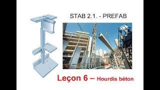 STAB 21  PREFAB  6  Planchers et Toitures préfabriquées  Hourdis béton [upl. by Etsyrk]